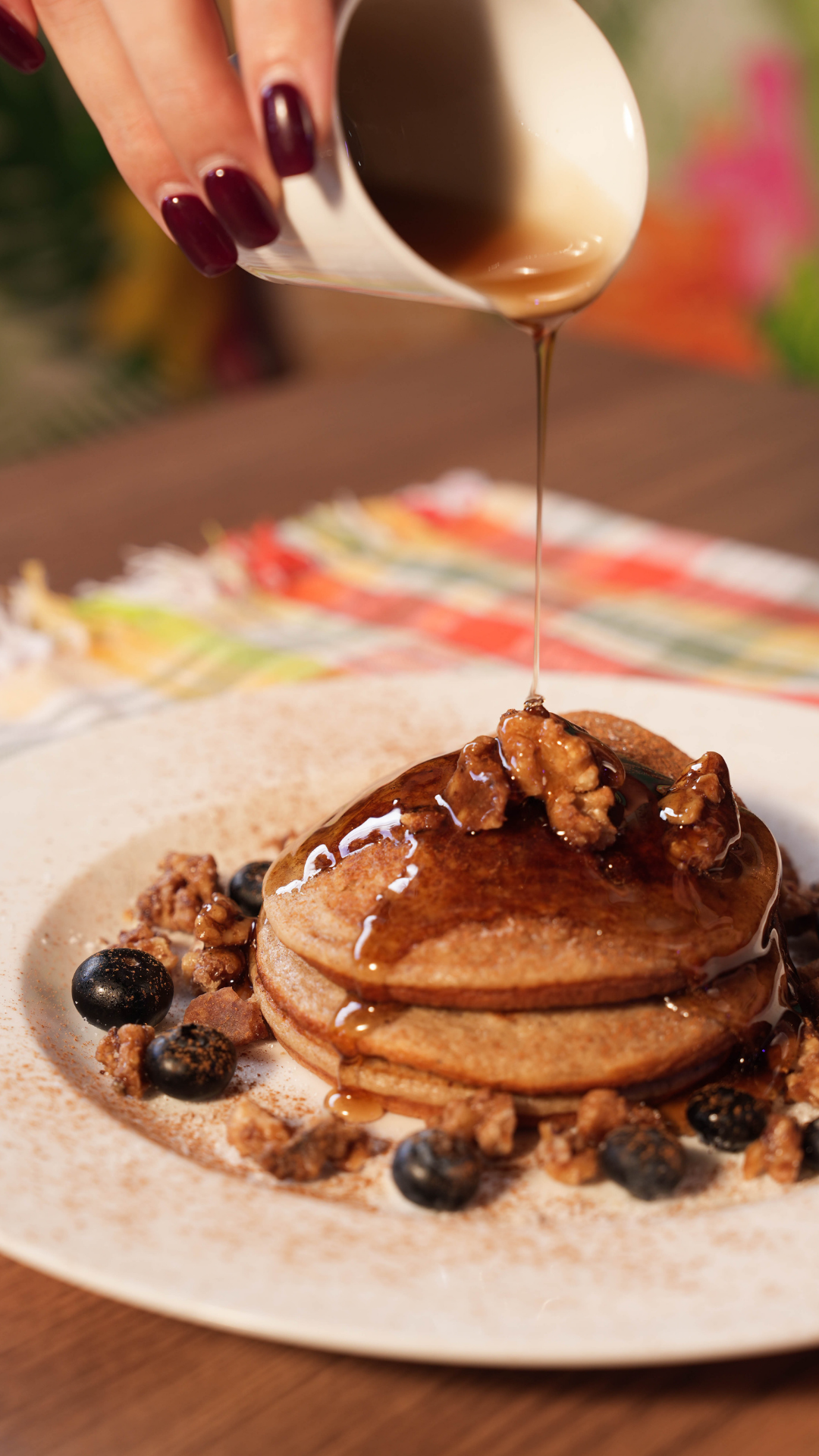 Berry Almond Pancakes